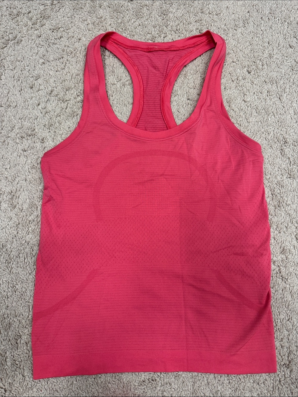 Lululemon Swiftly Tank. Waste Length. Lipstick Pink